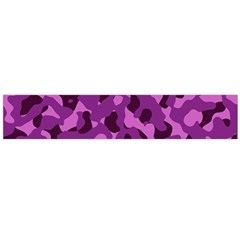 Dark Purple Camouflage Pattern Large Flano Scarf  by SpinnyChairDesigns