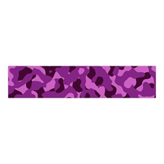 Dark Purple Camouflage Pattern Velvet Scrunchie by SpinnyChairDesigns