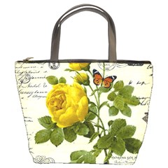 Yellow Roses Bucket Bag by ibelieveimages