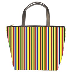 Bright Serape Bucket Bag by ibelieveimages