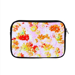 Cosmos Flowers Orange Apple Macbook Pro 15  Zipper Case by DinkovaArt