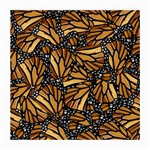 Monarch Butterfly Wings Pattern Medium Glasses Cloth (2 Sides) Front