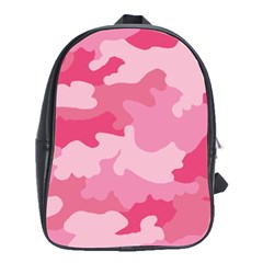 Camo Pink School Bag (large) by MooMoosMumma