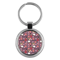 Japan Girls Key Chain (round) by kiroiharu