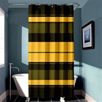 Vintage Yellow Shower Curtain 36  x 72  (Stall)  Curtain(36 X72 ) - 33.26 x66.24  Curtain(36 X72 )