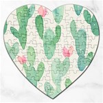 Photography-backdrops-for-baby-pictures-cactus-photo-studio-background-for-birthday-shower-xt-5654 Jigsaw Puzzle (Heart) Front