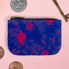 Bi Floral-pattern-background-1308 Mini Coin Purse by VernenInk