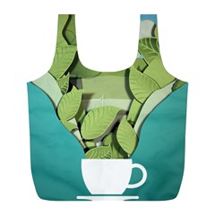 Illustrations Drink Full Print Recycle Bag (l) by HermanTelo