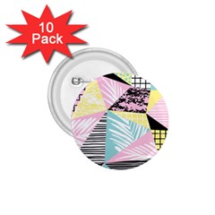 Mosaic Print 1 75  Buttons (10 Pack) by designsbymallika