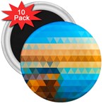 Mosaic  3  Magnets (10 pack)  Front