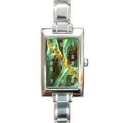 Abstract Illusion Rectangle Italian Charm Watch by Sparkle