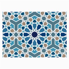 Arabic Geometric Design Pattern  Large Glasses Cloth (2 Sides) by LoolyElzayat