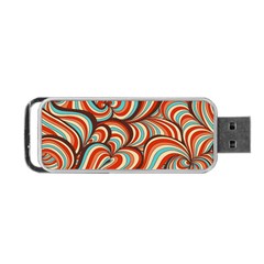 Psychedelic Swirls Portable Usb Flash (two Sides) by Filthyphil