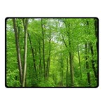 In the forest the fullness of spring, green, Fleece Blanket (Small) 50 x40  Blanket Front