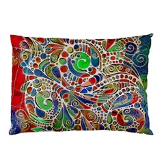 Pop Art - Spirals World 1 Pillow Case (two Sides) by EDDArt