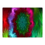 Rainbow Waves Double Sided Flano Blanket (Mini)  35 x27  Blanket Back