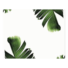 Banana Leaves Double Sided Flano Blanket (large)  by goljakoff