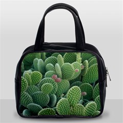 Green Cactus Classic Handbag (two Sides) by Sparkle