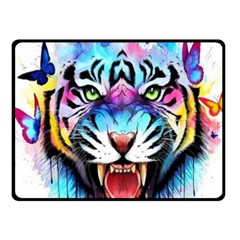 Butterflytiger Fleece Blanket (small) by Sparkle