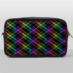 Rainbow Sparks Toiletries Bag (one Side) by Sparkle