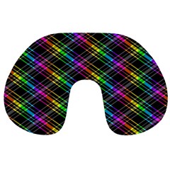 Rainbow Sparks Travel Neck Pillow by Sparkle