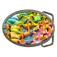 Rainbow Flamingos Belt Buckles by Sparkle