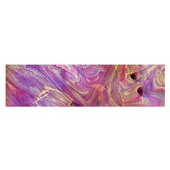 Marbling Abstract Layers Satin Scarf (oblong) by kaleidomarblingart