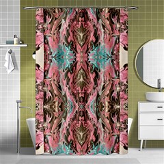 Paola De Giovanni- Marbling Art Viii Shower Curtain 48  X 72  (small)  by kaleidomarblingart