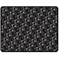 Halloween Double Sided Fleece Blanket (medium)  by Sparkle