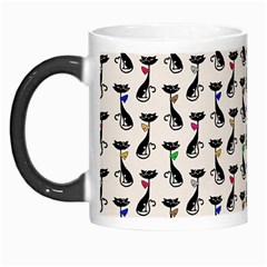 Lady Cat Pattern, Cute Cats Theme, Feline Design Morph Mugs by Casemiro