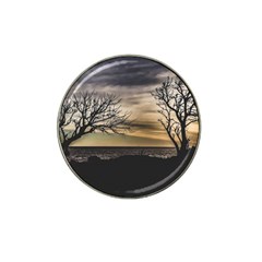 Coastal Sunset Scene At Montevideo City, Uruguay Hat Clip Ball Marker by dflcprintsclothing