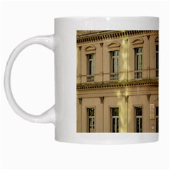 Solis Theater Exterior View, Montevideo, Uruguay White Mugs by dflcprintsclothing