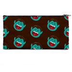 Frankenstein Halloween Seamless Repeat Pattern  Pencil Case Back