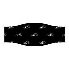 Formula One Black And White Graphic Pattern Stretchable Headband by dflcprintsclothing