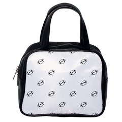 American Football Ball Motif Print Pattern Classic Handbag (one Side) by dflcprintsclothing