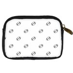 American Football Ball Motif Print Pattern Digital Camera Leather Case Back