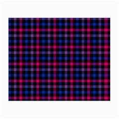 Bisexual Pride Checkered Plaid Small Glasses Cloth by VernenInk