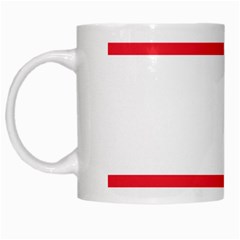 Flag Of Austria White Mugs by FlagGallery