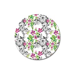 Flowers Magnet 3  (round) by goljakoff