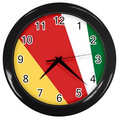 Seychelles-flag12 Wall Clock (black) by FlagGallery