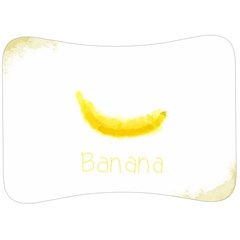 Banana Fruit Watercolor Painted Velour Seat Head Rest Cushion by Mariart