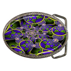 Fractalbubbles Belt Buckles by Sparkle