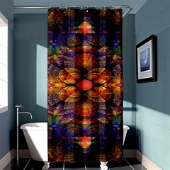 Fractal Flower Shower Curtain 36  X 72  (stall)  by Sparkle