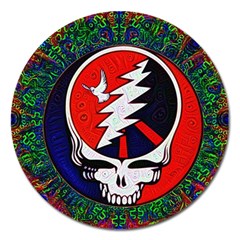 Grateful Dead - Magnet 5  (round) by Sapixe