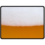 Beer Foam Bubbles Alcohol  Glass Fleece Blanket (Large)  80 x60  Blanket Front