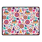 Indian Love Fleece Blanket (Small) 50 x40  Blanket Front