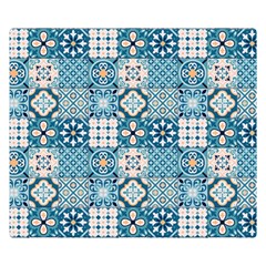 Ceramic Tile Pattern Double Sided Flano Blanket (small)  by designsbymallika