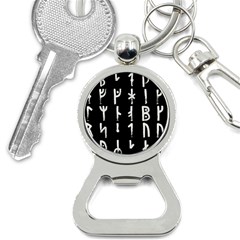 Medieval Runes Collected Inverted Complete Bottle Opener Key Chain by WetdryvacsLair