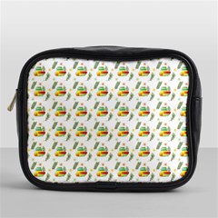 Background Cactus Mini Toiletries Bag (one Side) by Mariart