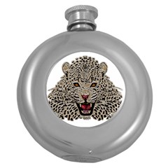 Cat Round Hip Flask (5 Oz) by HermanTelo